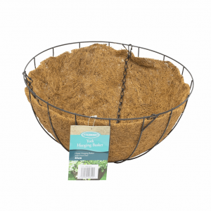 14" York Deluxe Hanging Basket with Coco Liner