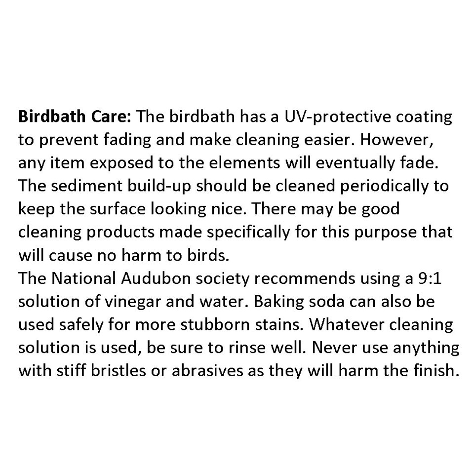 19" dia Red/Charcoal Fiber Clay Birdbath Bowl - Image 2