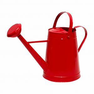 2.1 gal Red Metal Watering Can