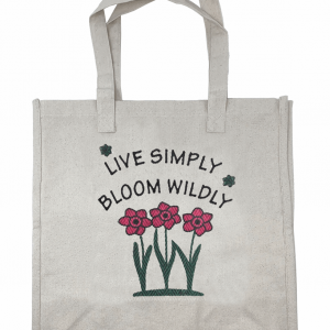 Cloth Bag - Live Simply Bloom Wildly